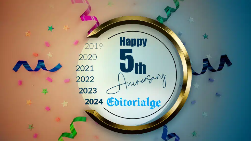 editorialge 5th anniversary