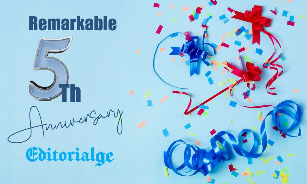 editorialge 5th anniversary celebration