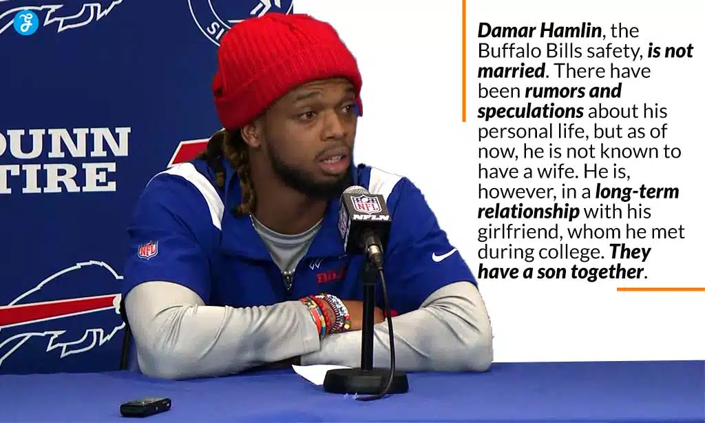 is damar hamlin married