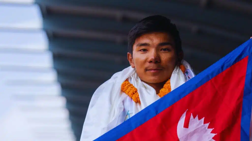nepali teen sets 8000 meter peak record