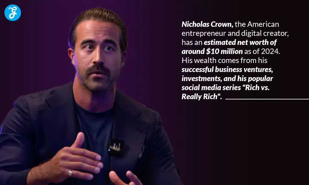 nicholas crown net worth and investments