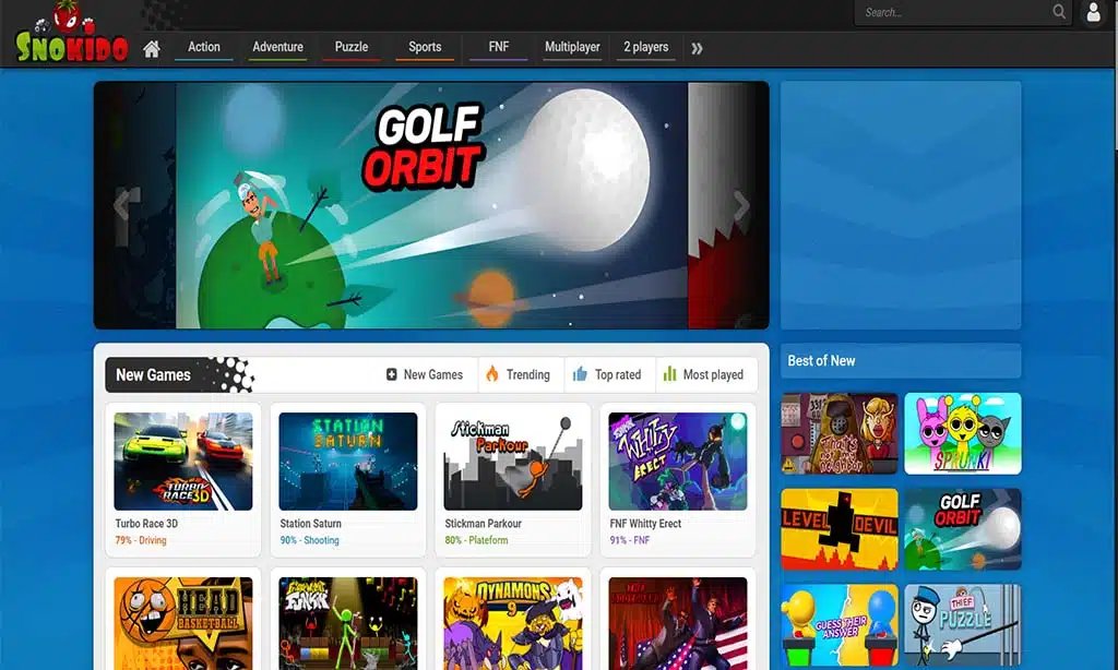 what games are in snokido