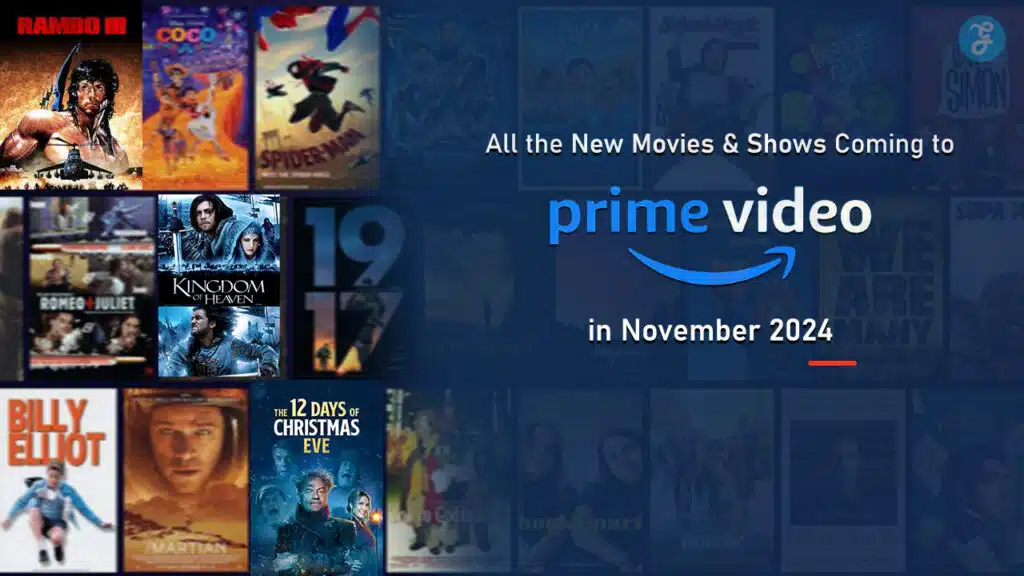 All the New Movies and Shows Coming to Prime Video in November 2024