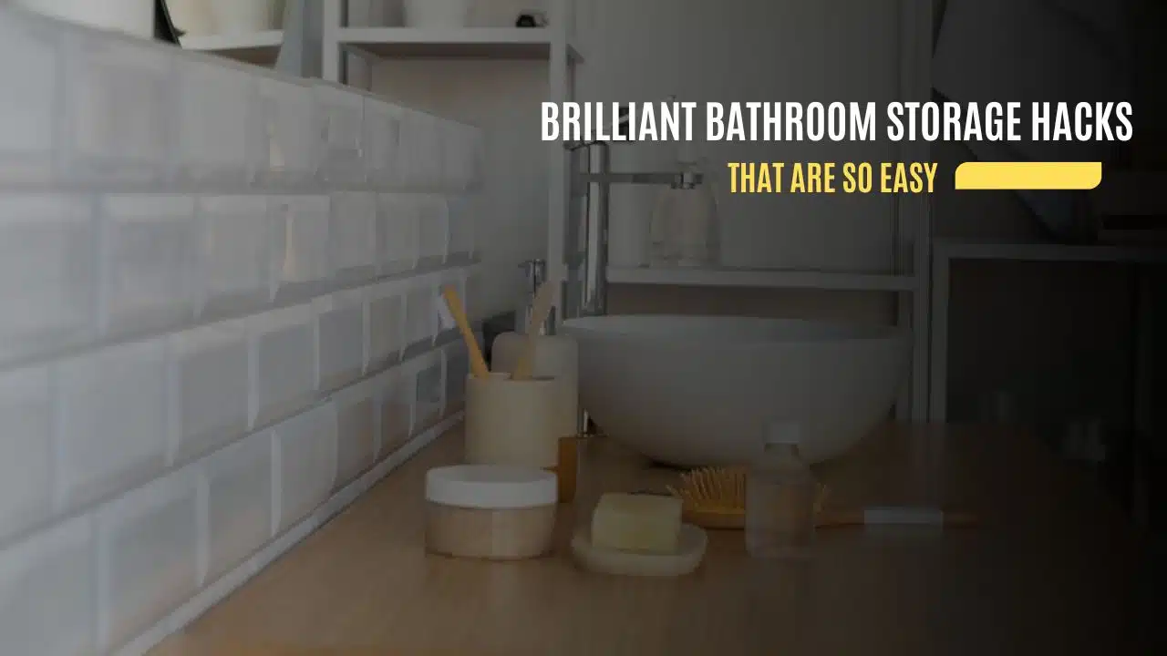 Bathroom Storage Hacks