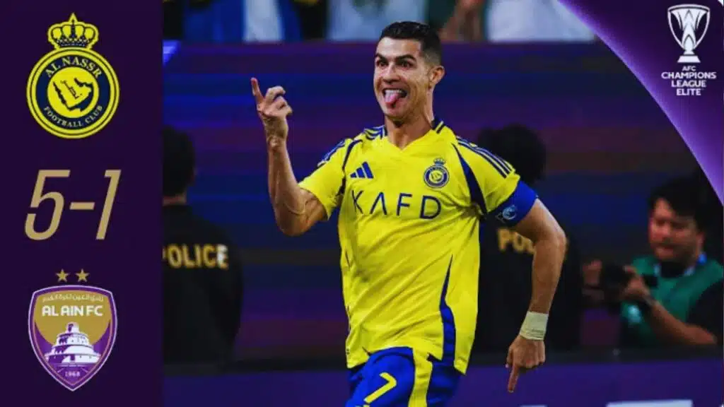 Cristiano Ronaldo Goal Al Nassr Asian Champions League Victory