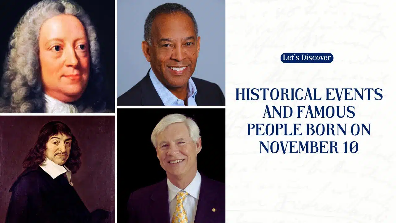 Historical Events and Famous People Born on November 10