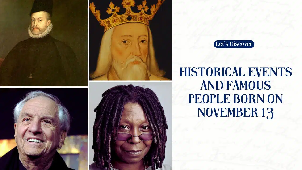 Historical Events and Famous People Born on November 13