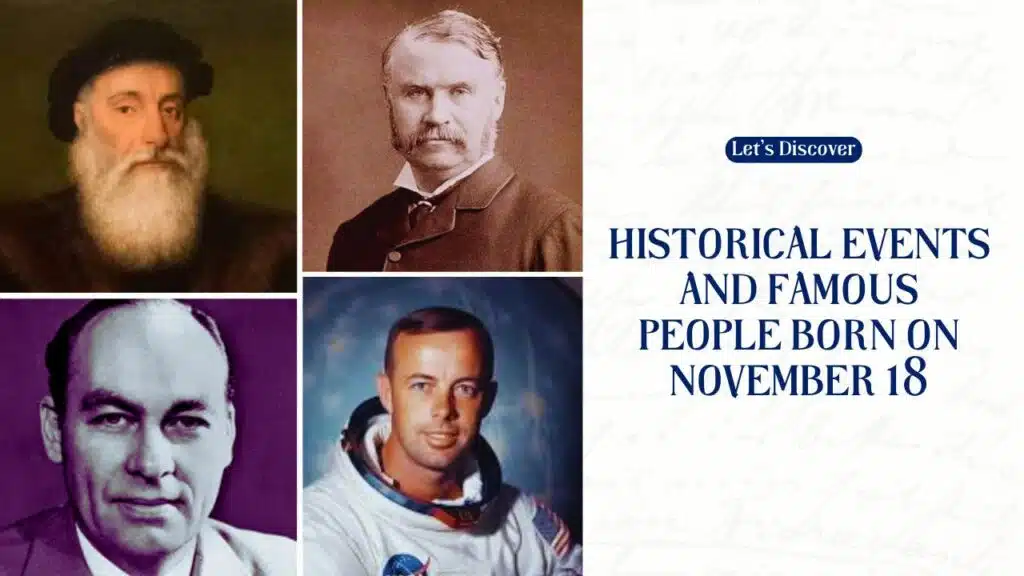 Historical Events and Famous People Born on November 18