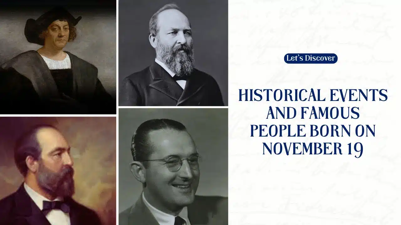 Historical Events and Famous People Born on November 19