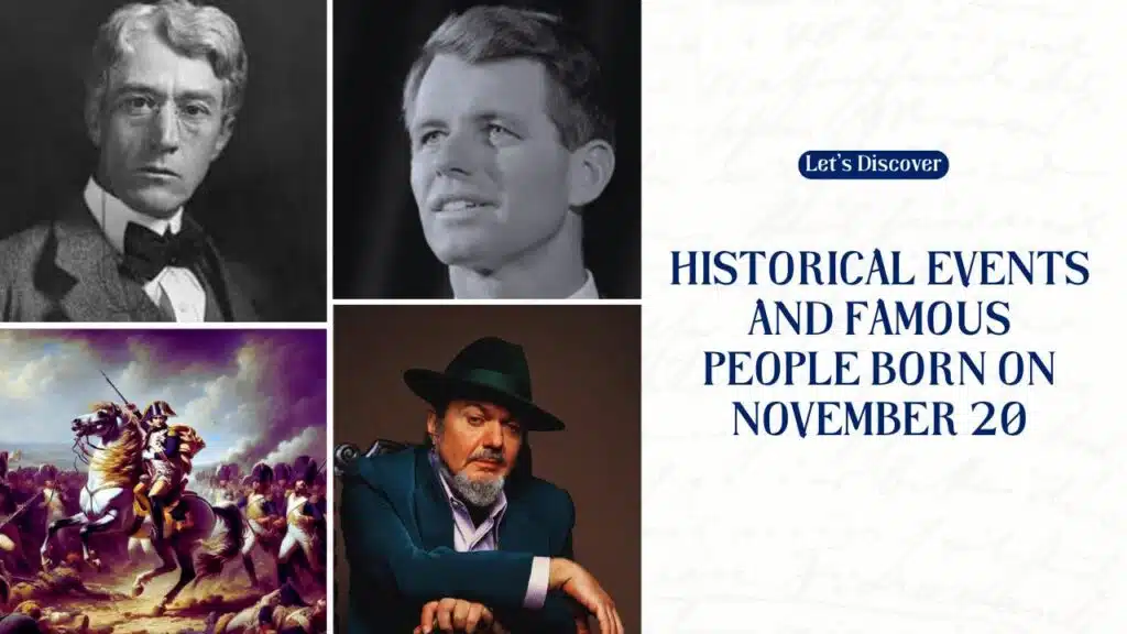 Historical Events and Famous People Born on November 20
