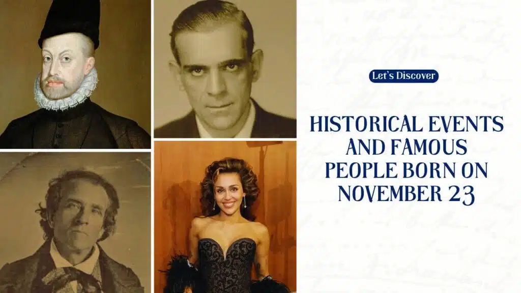 Historical Events and Famous People Born on November 23