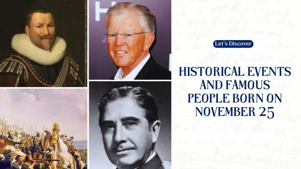 Historical Events and Famous People Born on November 25