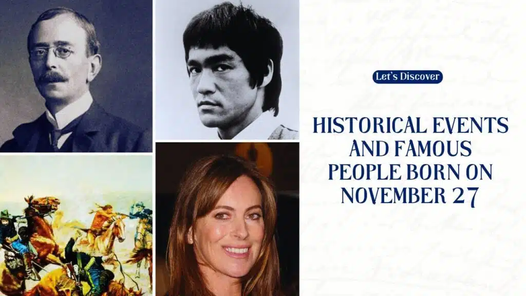 Historical Events and Famous People Born on November 27
