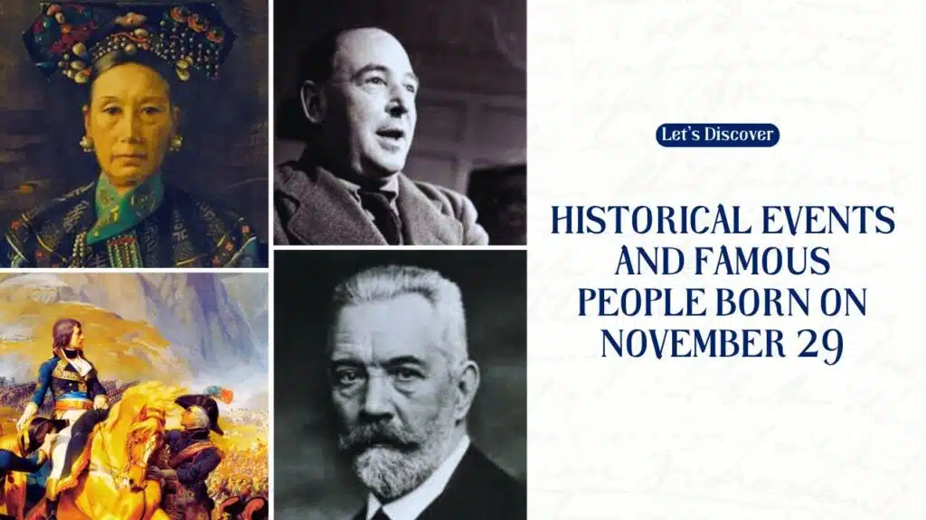 Historical Events and Famous People Born on November 29