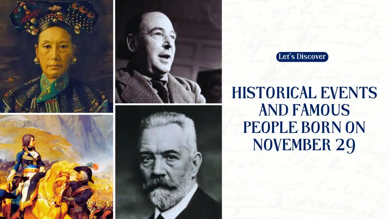 Historical Events and Famous People Born on November 29