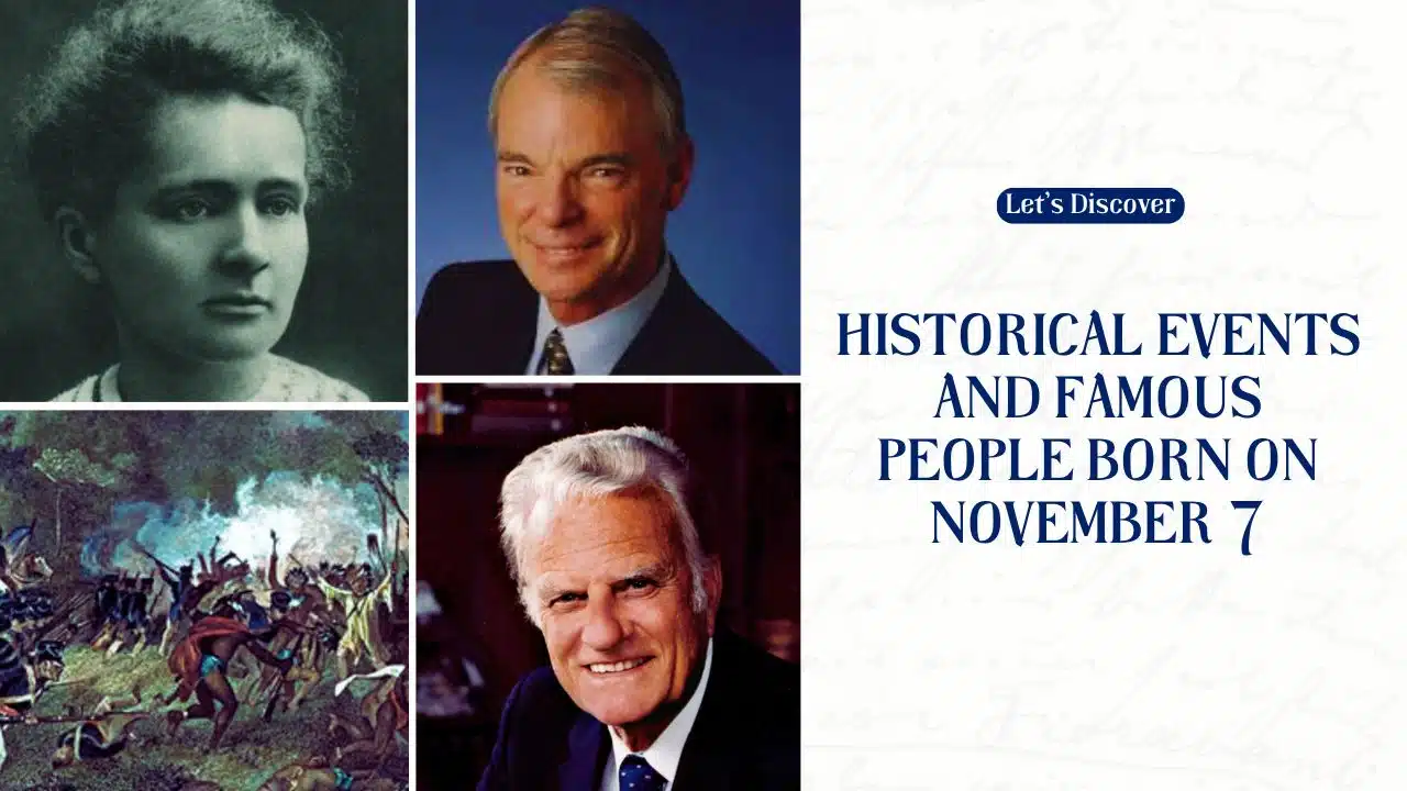 Historical Events and Famous People Born on November 7