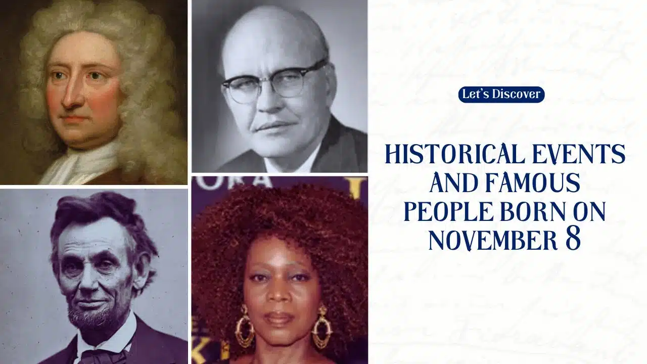 Historical Events and Famous People Born on November 8