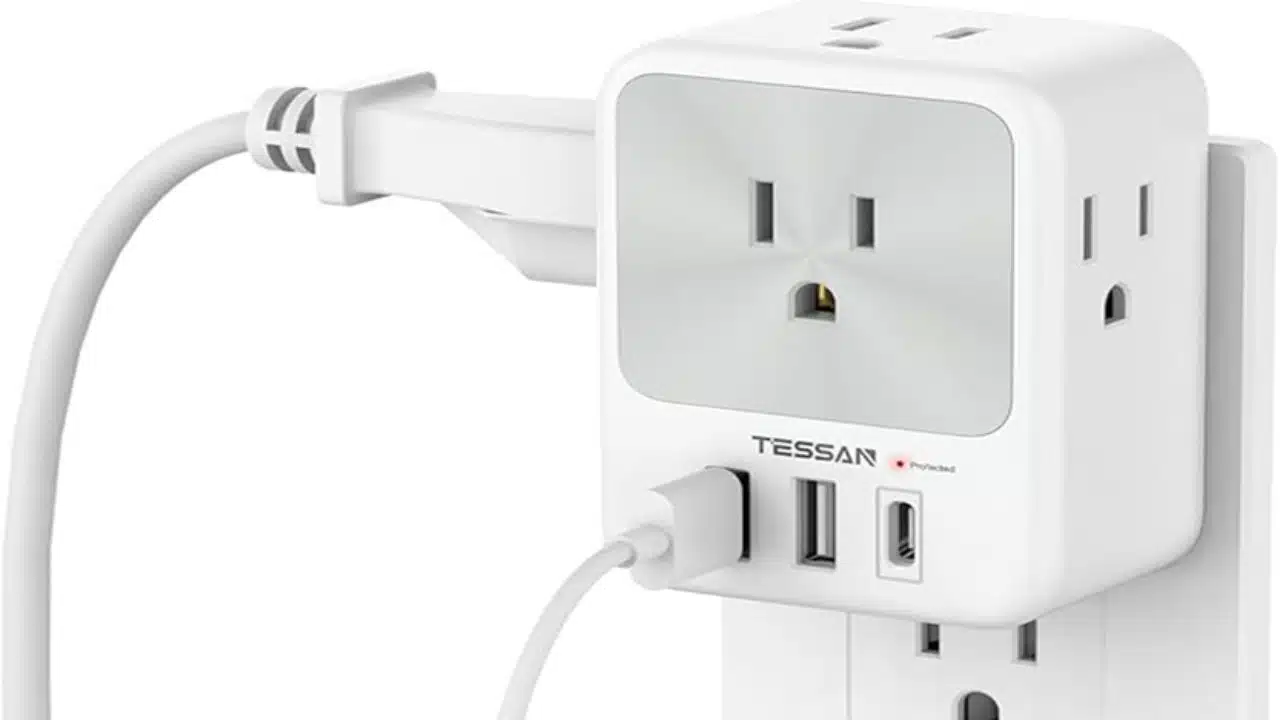 TESSAN Multi-Plug Adapter Outlet Extender