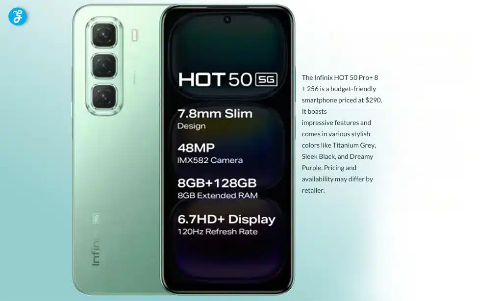 The Infinix HOT 50 Pro Price