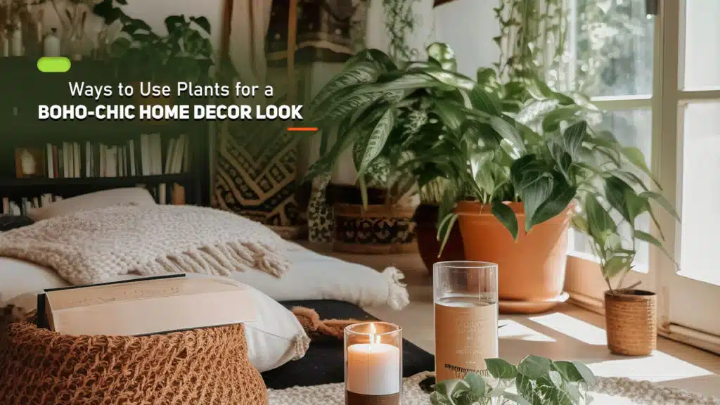 Ways to Use Plants for a Boho-Chic Home Decor Look