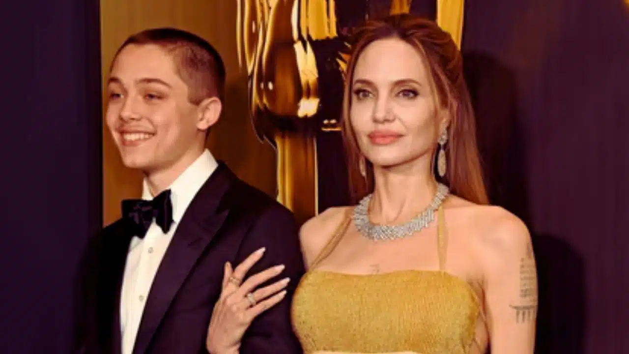 angelina jolie knox red carpet 2024 governors awards