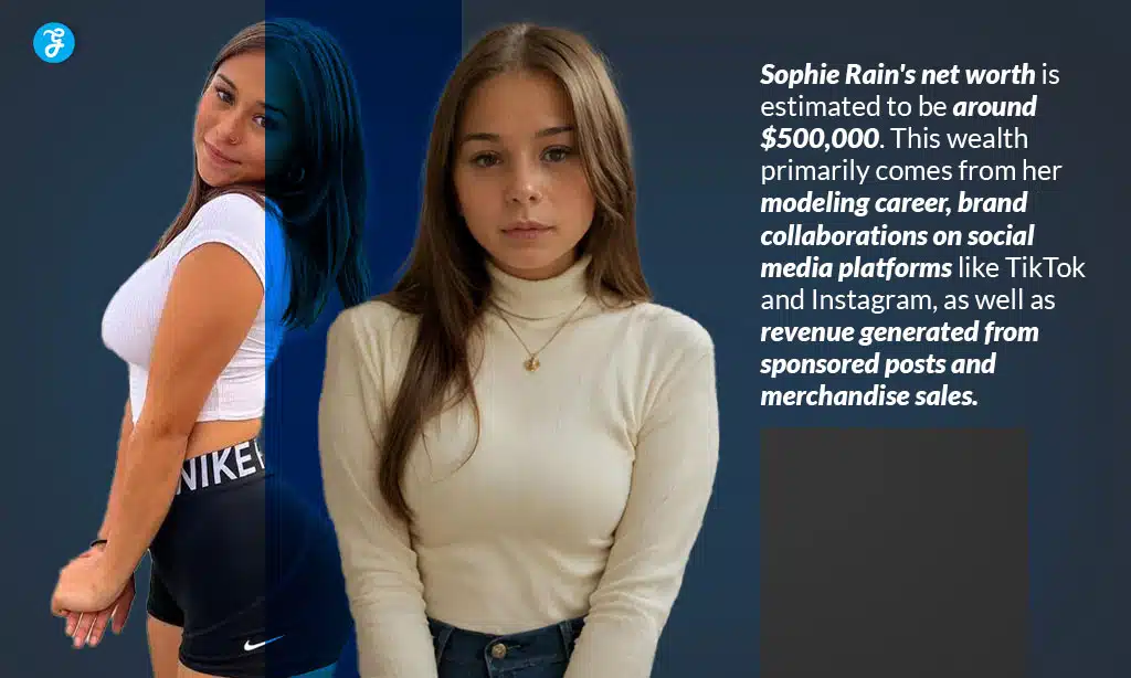 estimated net worth of sophie rain