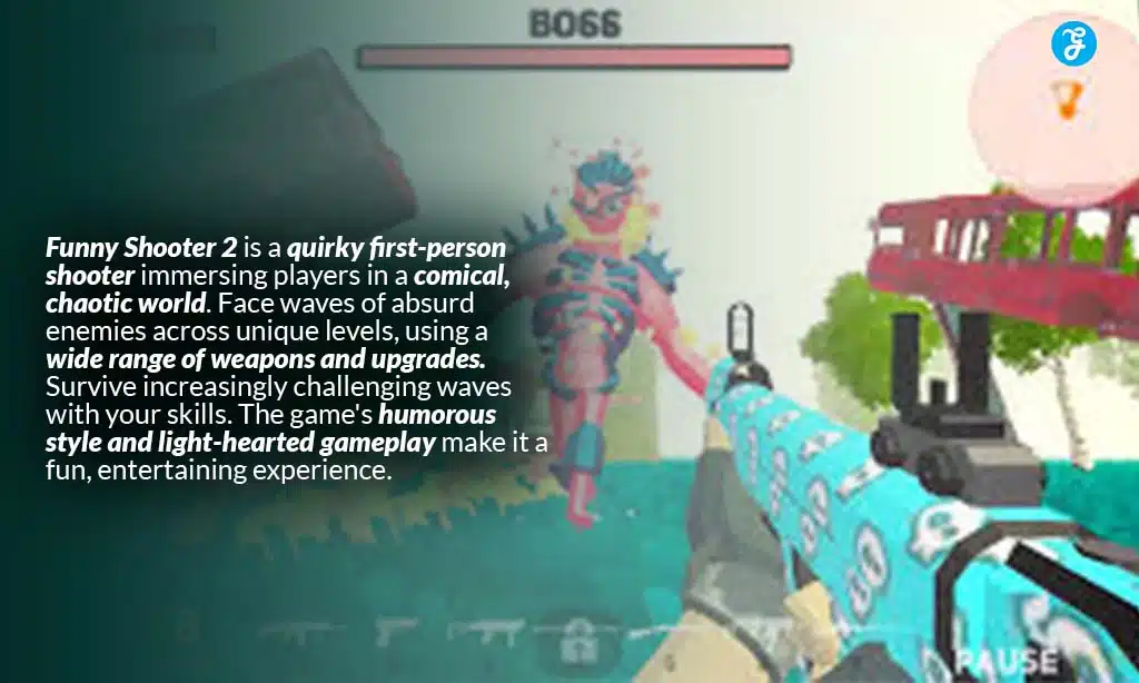 funny shooter 2 game features