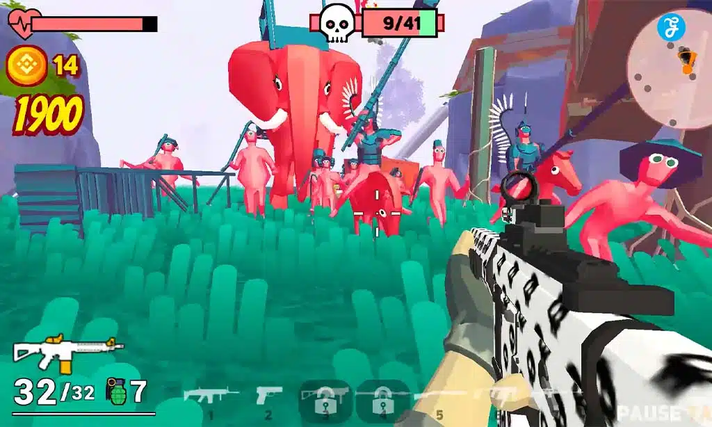 how to play funny shooter 2