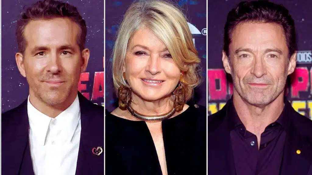 hugh jackman reacts martha stewart ryan reynolds remarks