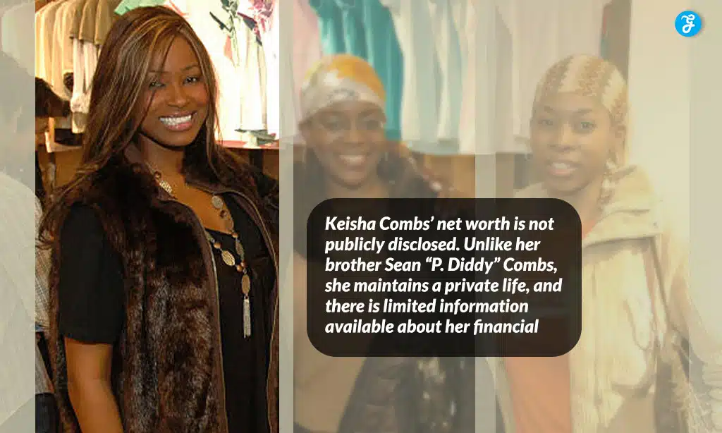 keisha combs estimated net worth