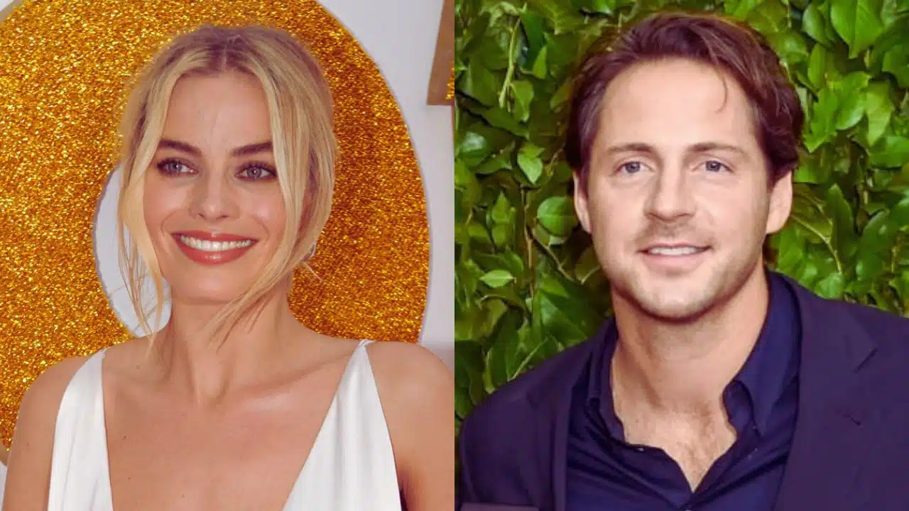 margot robbie tom ackerley first child journey
