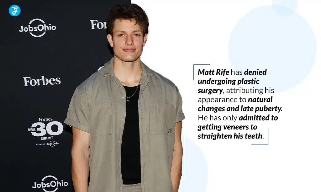 matt rife statement about plastic surgery