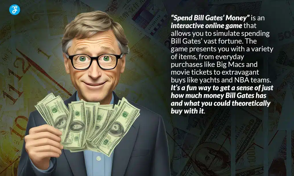 spend bill gates money game