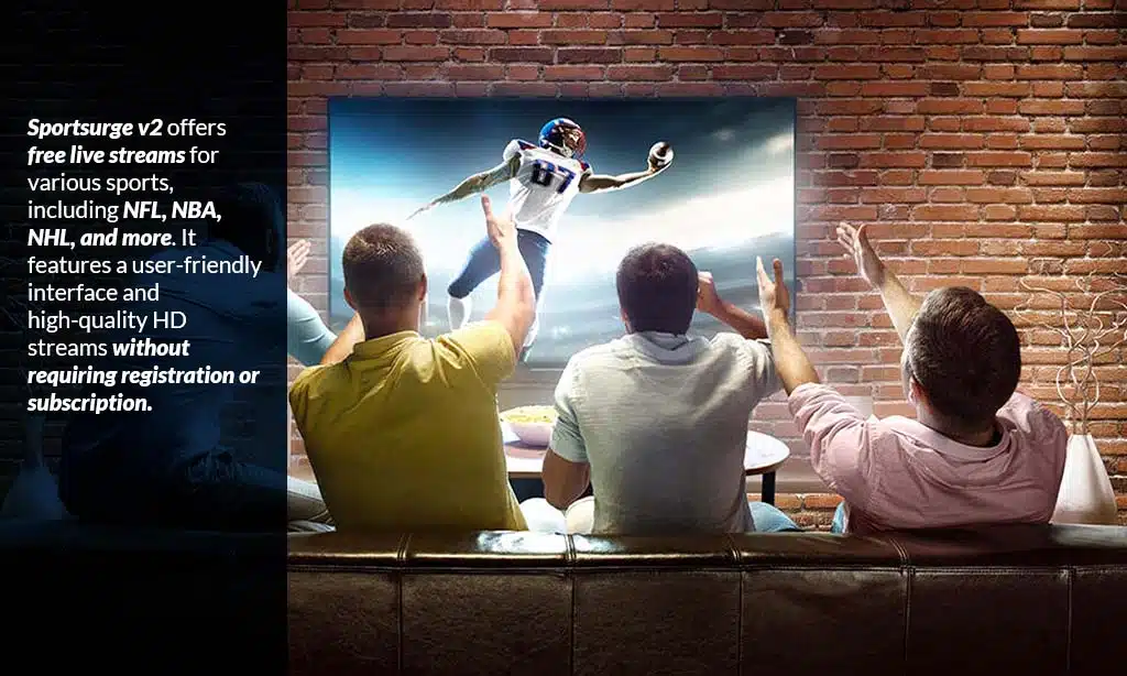 sportsurge v2 features