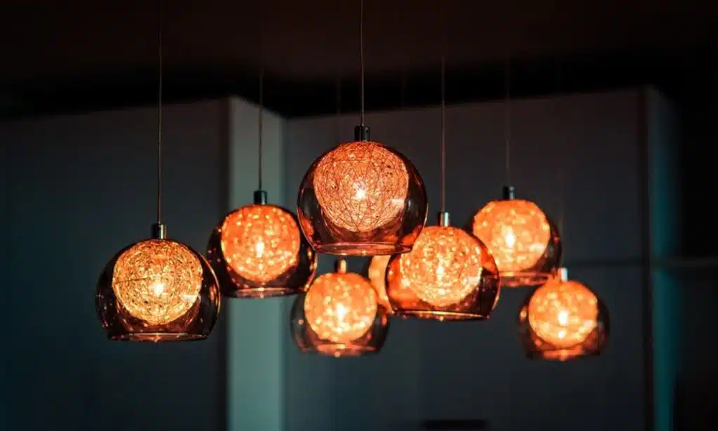Clustered Pendant Lights