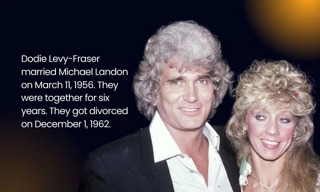 Dodie Levy-Fraser and Michael Landon
