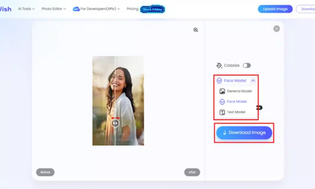 Download Portraits with PicWish