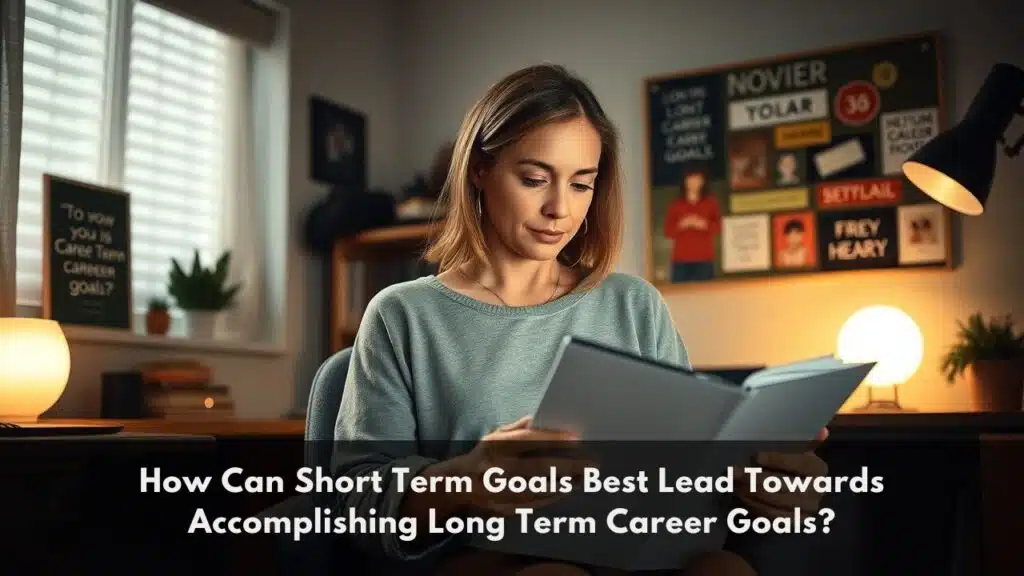 How Can Short Term Goals Best Lead Towards Accomplishing Long Term Career Goals?