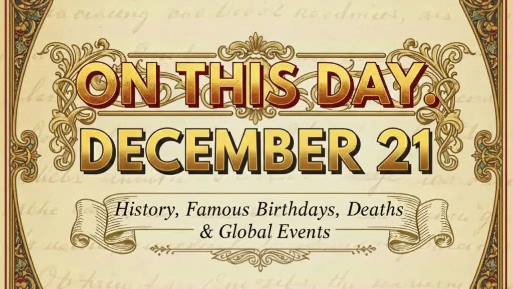 On This Day: December 21