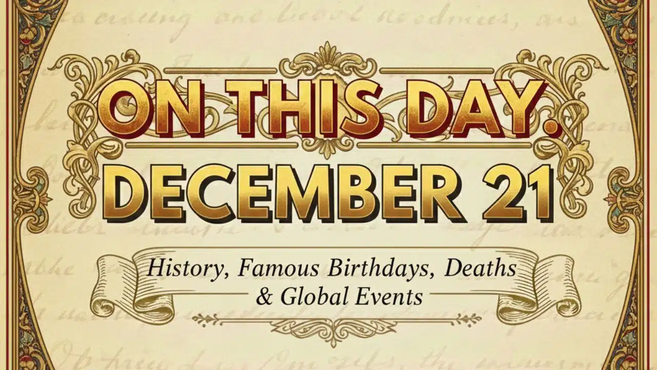 On This Day: December 21