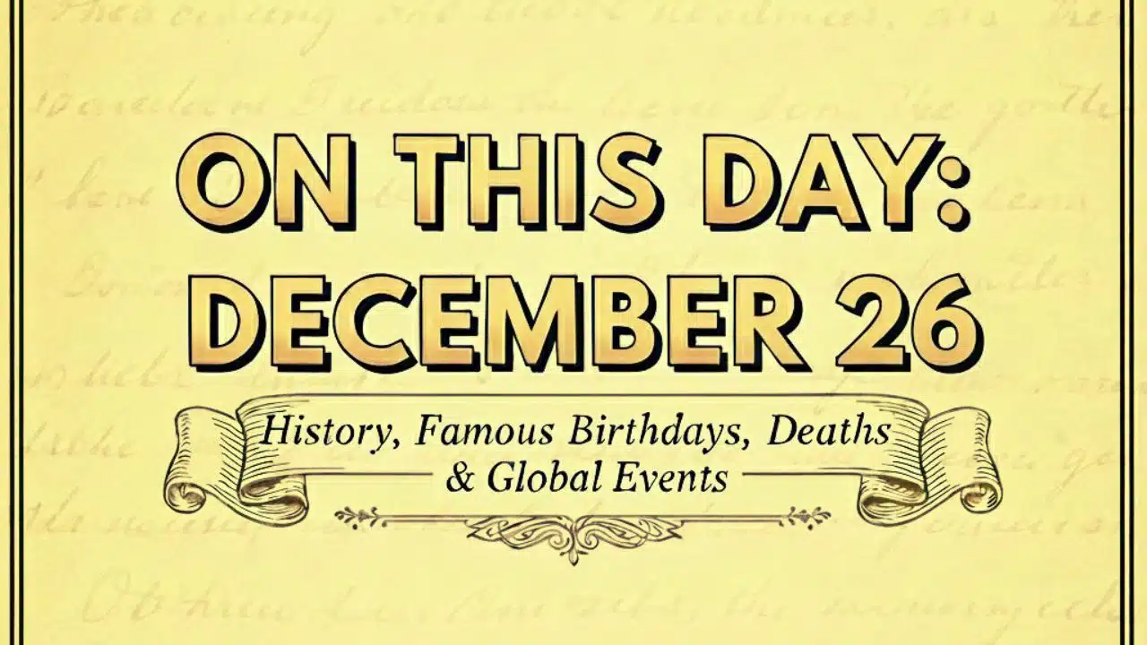 On This Day: December 26