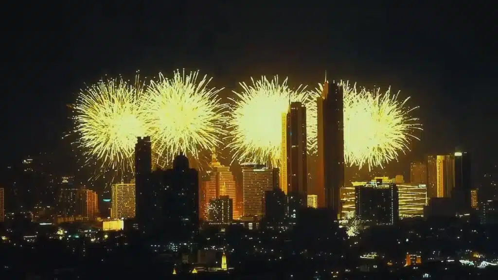 Thailand New Year Countdown Celebrations