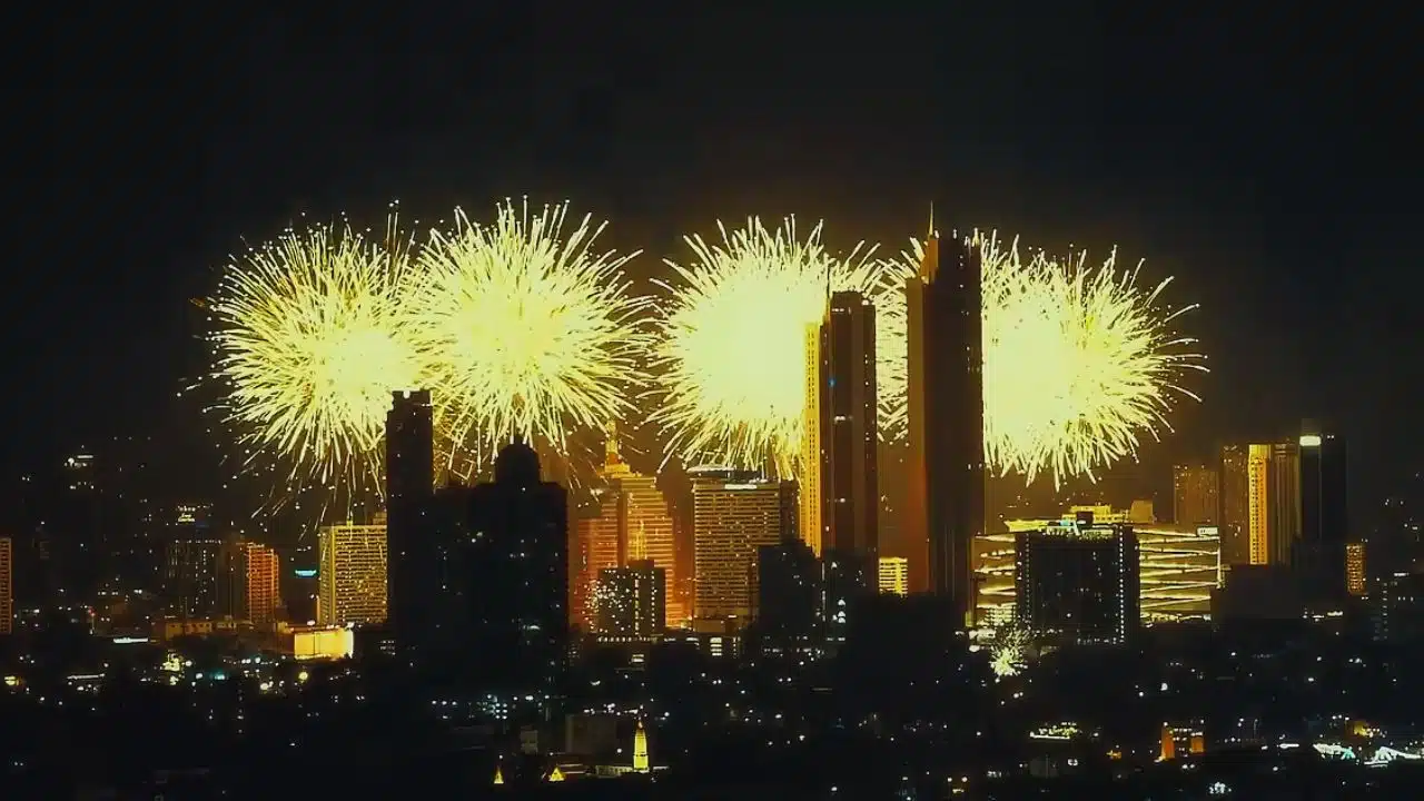 Thailand New Year Countdown Celebrations