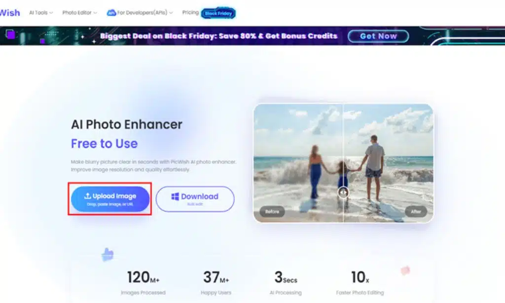 Upload Image with PicWish