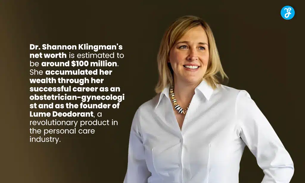 estimated net worth of shannon klingman