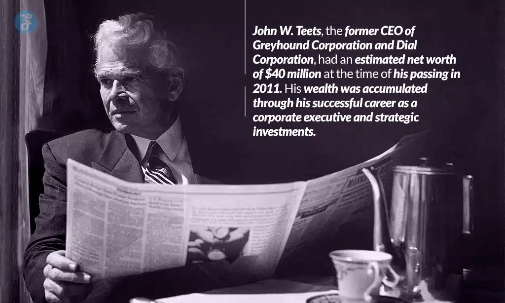 john teets net worth at death