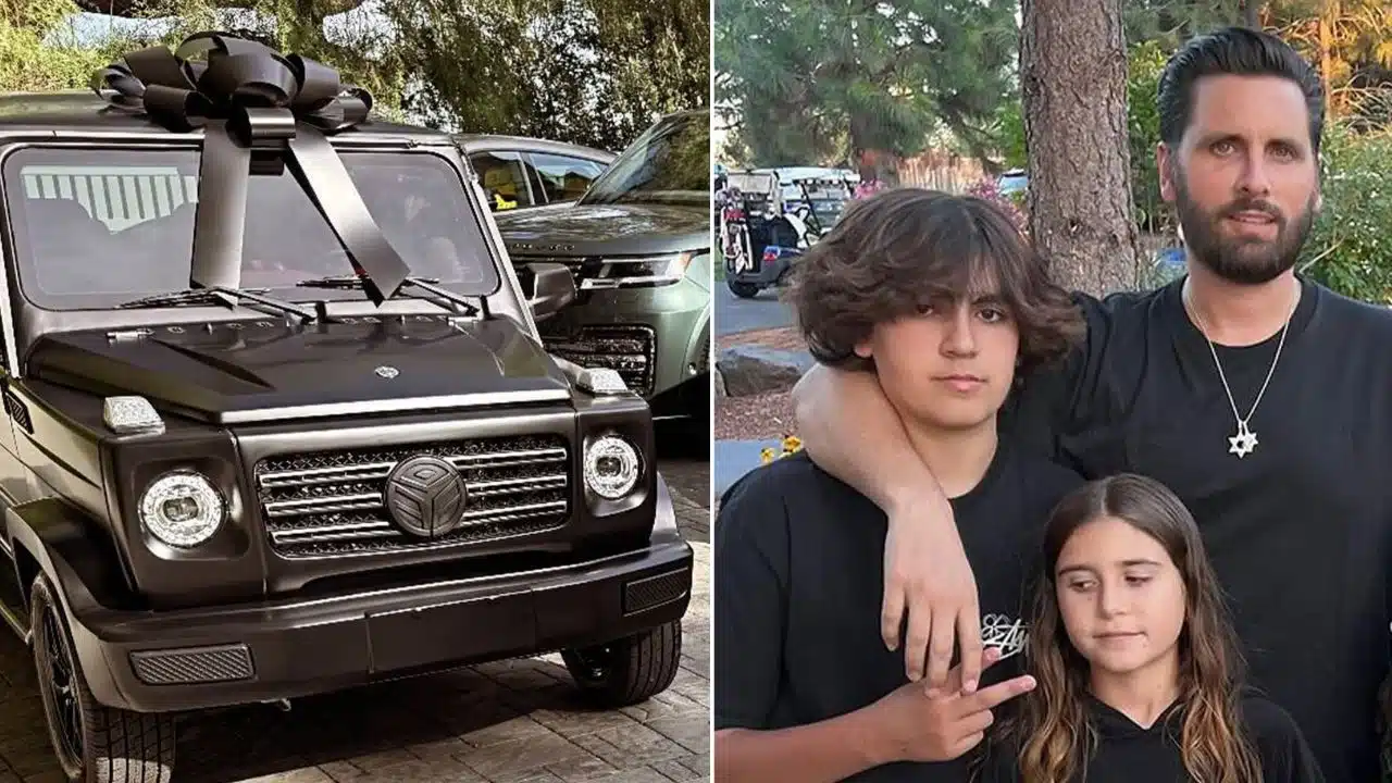 scott disick gifts mercedes to son mason birthday