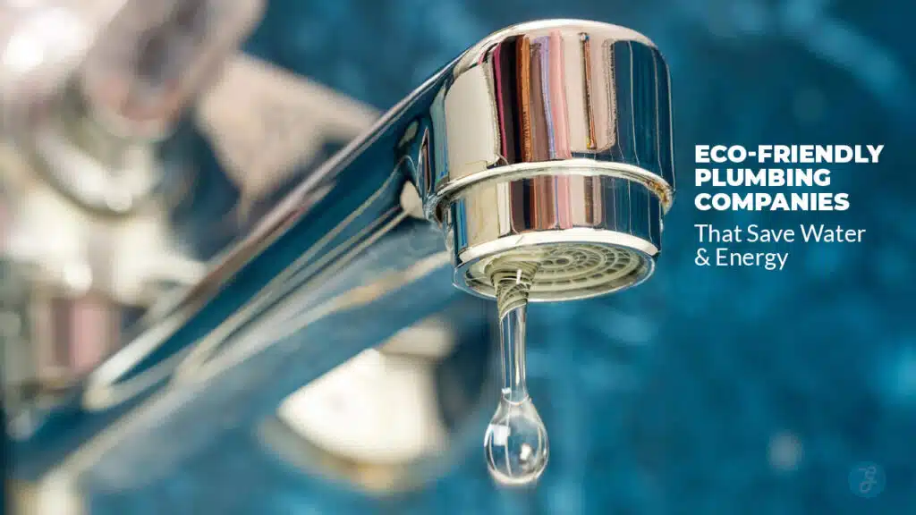 Eco-Friendly Plumbing Companies That Save Water and Energy