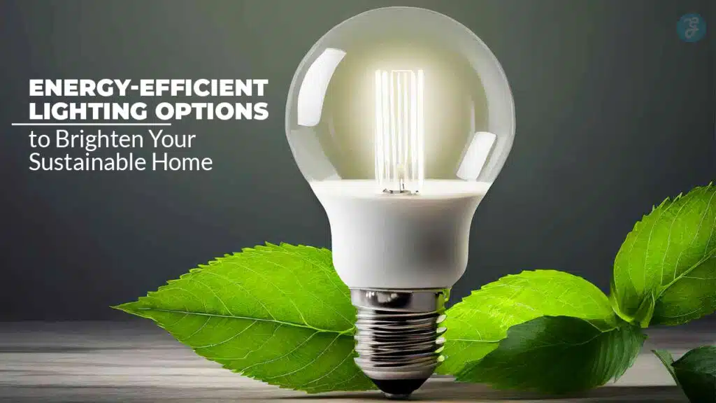 energy efficient lighting for a sustainable home