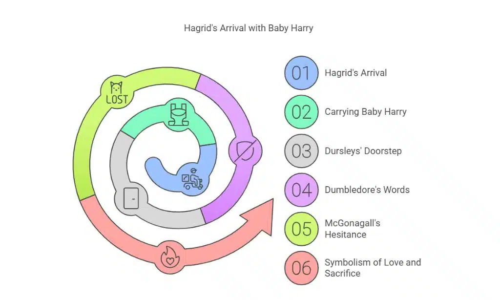 Hagrid’s Arrival with Baby Harry